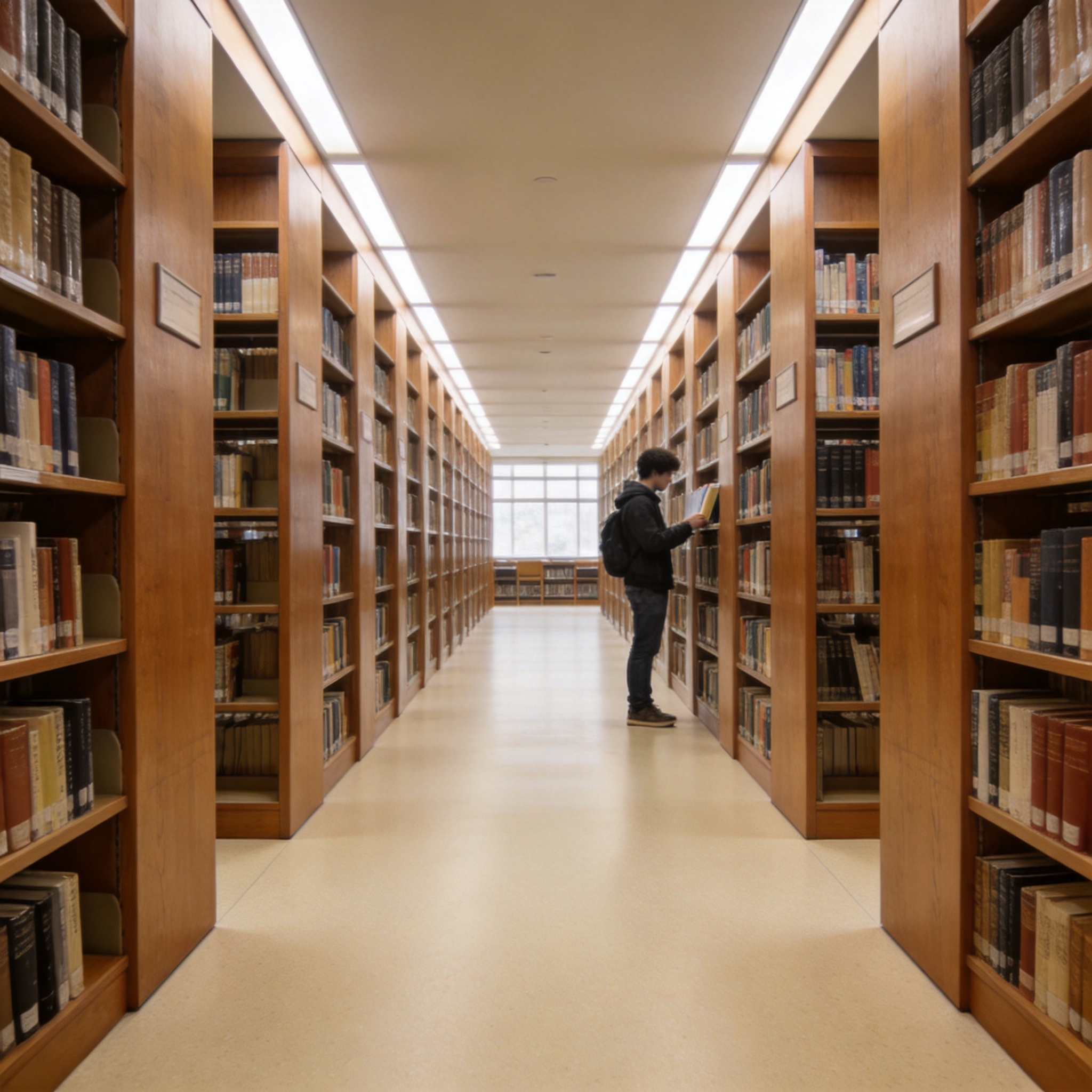 秋色系列 × 大学图书馆 铺装效果图 3