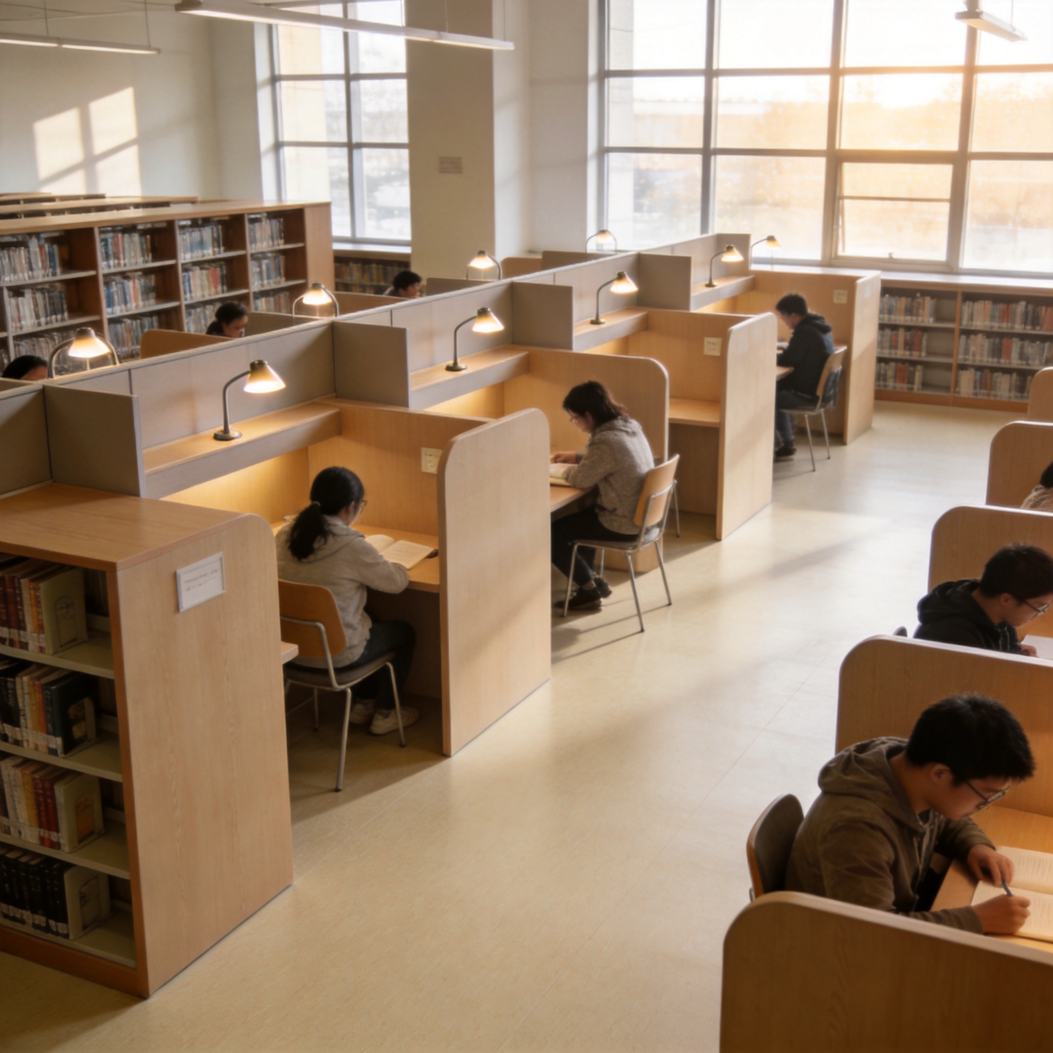 秋色系列 × 大学图书馆 铺装效果图 4