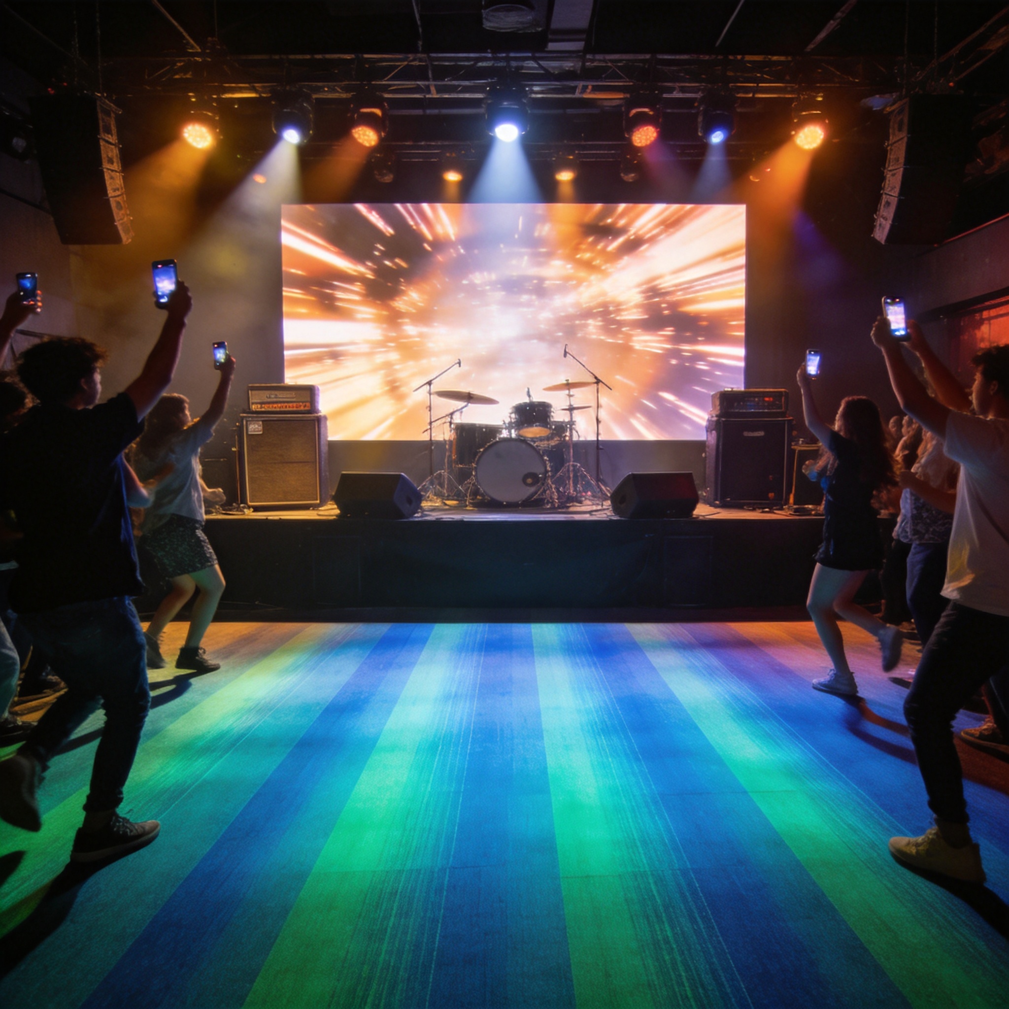 极光系列 × Livehouse 音乐现场 铺装效果图 2
