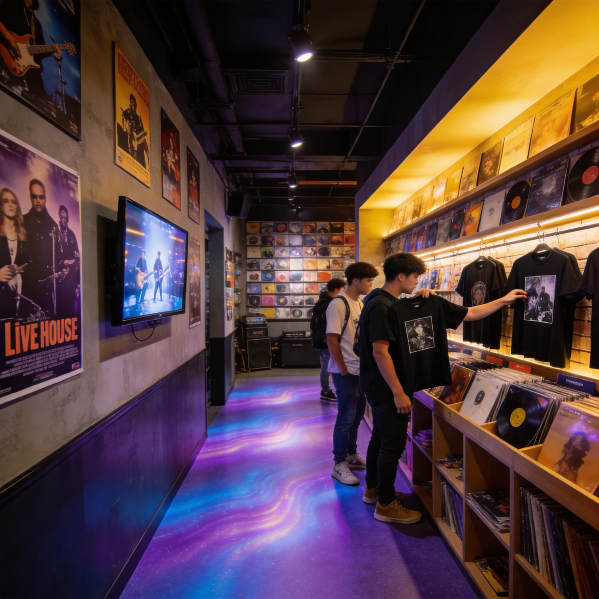 极光系列 × Livehouse 音乐现场 铺装效果图 5